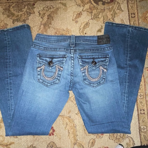Women’s True Religion Jeans - Joey - Flare - Blue Jeans - Size 28 - Picture 1 of 3